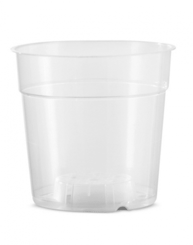 Pot plastique transparent alternative